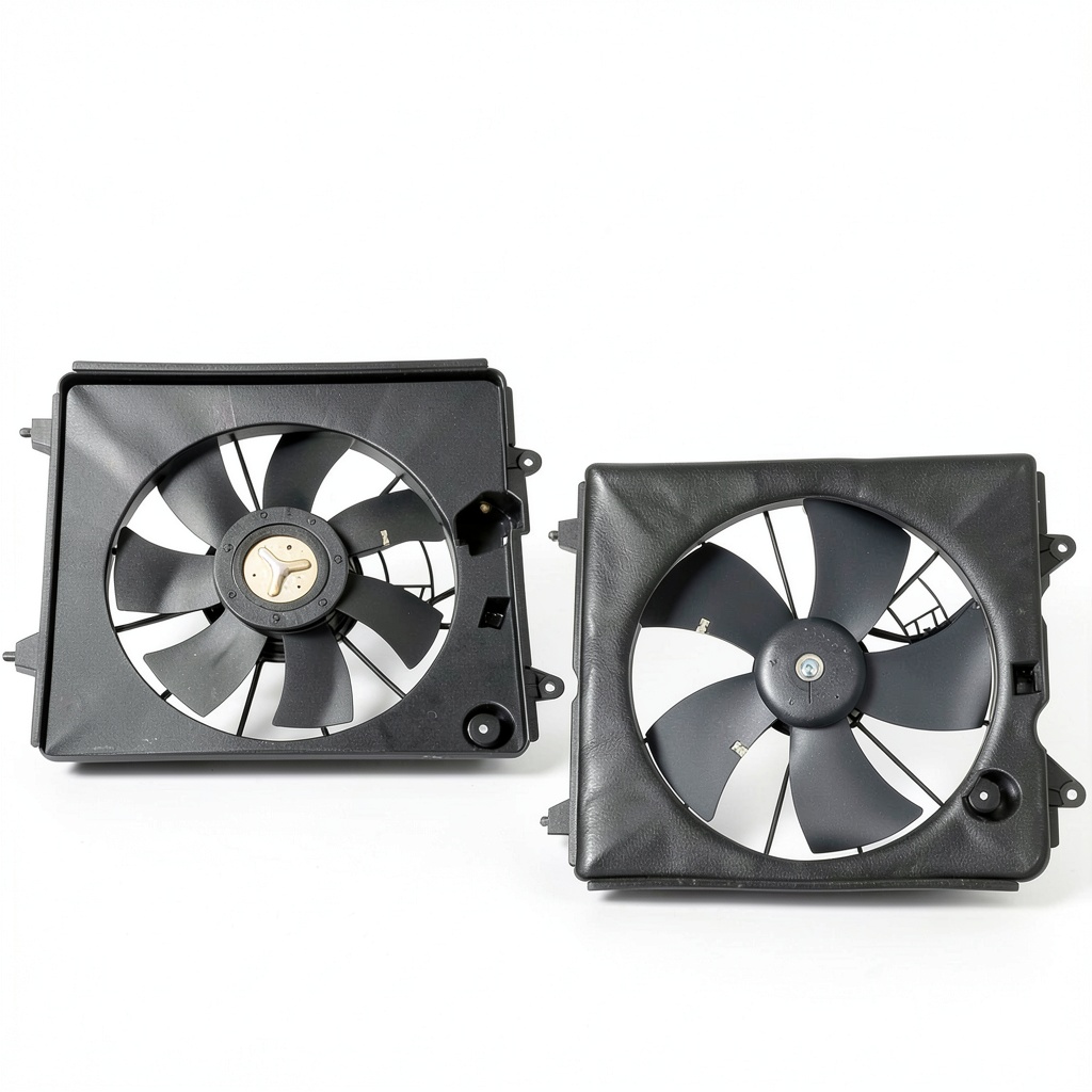 Engine cooling fan assembly unit