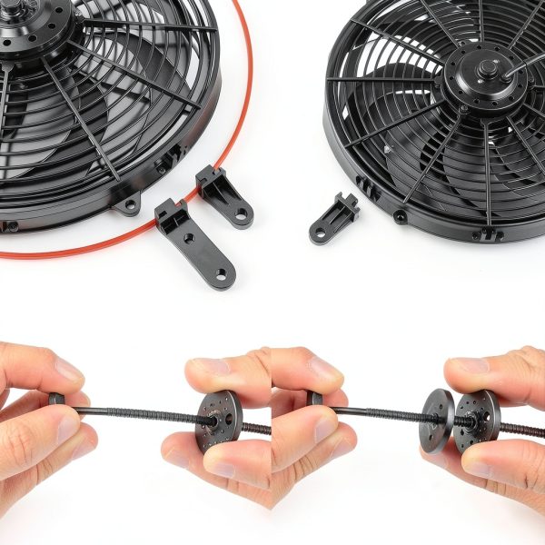 Radiator Fan A-Premium 80W Plastic Forced Air-4