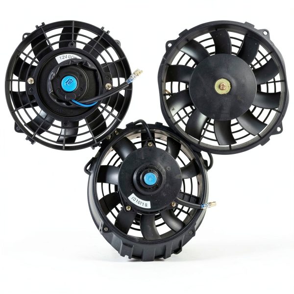 12V 80W Radiator Fan FSBCGT Black 7‑Inch-3