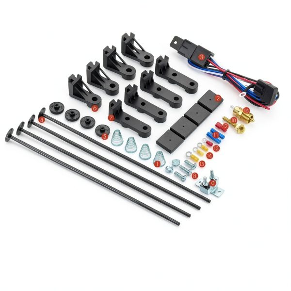 Radiator Fan A-Premium 80W Plastic Forced Air-3