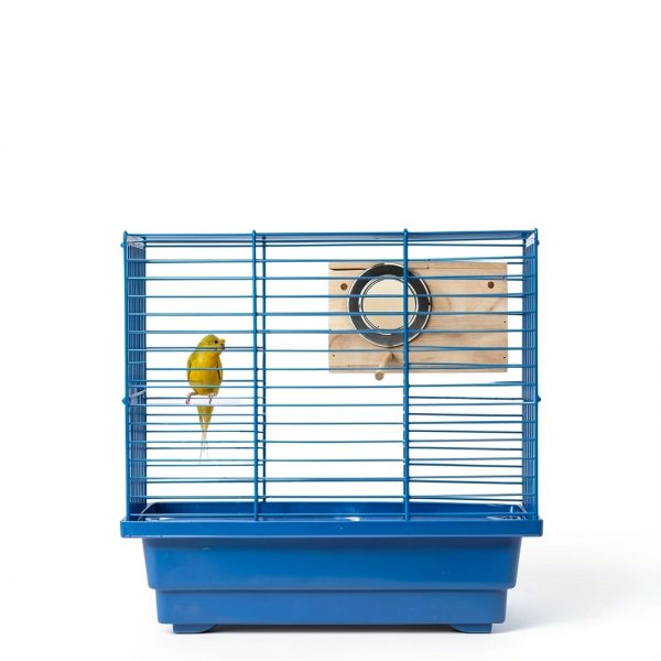 Parakeet Nesting Box Tierecare Bird Nest with Acrylic Front & Perch-2