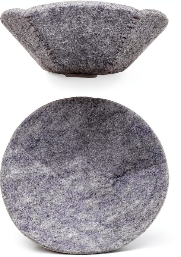 FOIBURELY 4 Canary Finch Nesting Wool Felt Pads(4.1 inch)-1