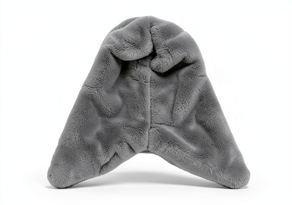 Cozy Bird Blanket by Wontee Bird Nest Medium Grey Plush Hammock-3