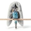 Cozy Bird Blanket by Wontee Bird Nest Medium Grey Plush Hammock-2