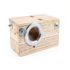Parakeet Nesting Box GINDOOR Transparent Acrylic Bird House-3