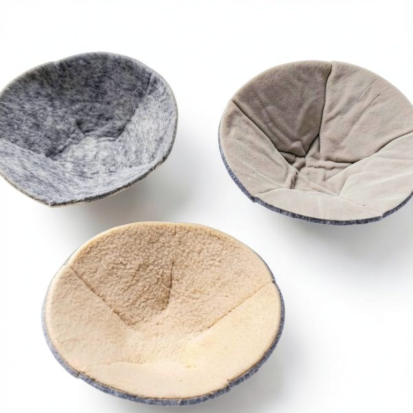 FOIBURELY 4 Canary Finch Nesting Wool Felt Pads(4.1 inch)-4