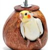 Bird Nest Coconut Shell House 2 Pack by AHBLQD for Parakeet Breeding-3