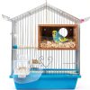 Parakeet Nesting Box Tierecare Bird Nest with Acrylic Front & Perch-1