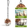 Bird Nesting Material, Hummingbird Nesters, Natural Alpaca Wool Material ​for Wild Birds, Design for Bird Lover Gifts, Nesting Balls for Wild Birds, Refillable Outdoor Birds Nesting Station-2