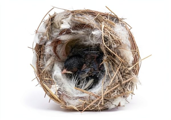 Bird Nesting Material, Hummingbird Nesters, Natural Alpaca Wool Material ​for Wild Birds, Design for Bird Lover Gifts, Nesting Balls for Wild Birds, Refillable Outdoor Birds Nesting Station-3