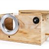 Parakeet Nesting Box Tierecare Bird Nest with Acrylic Front & Perch-5