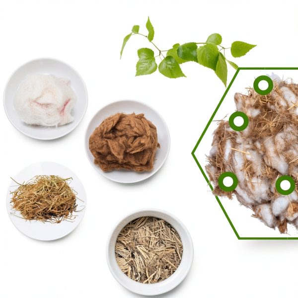 Bird Nesting Material - Hummingbird Nesting Material - Mixing Parakeet Nesting Material - Nesting Bedding for Finches Canary Wild Birds Ideal for Cage Gardens Tree Trunks - Bird Nest Supplies 3.6 oz-1
